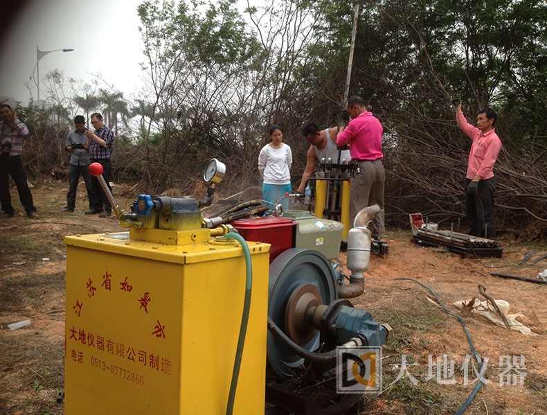 分体式静力触探仪施工现场